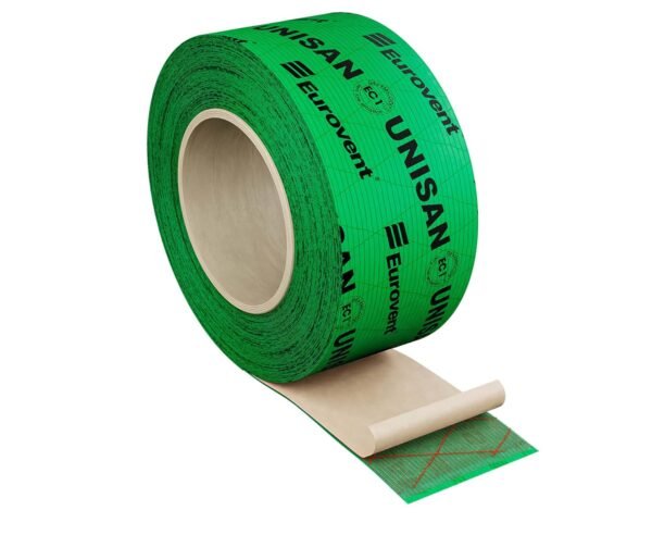 UNISAN Klebeband grün 60 mm | 25 m | Dampfsperre / Dachfolien